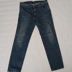 Express Mens 34 x 34 Straight Leg Jeans